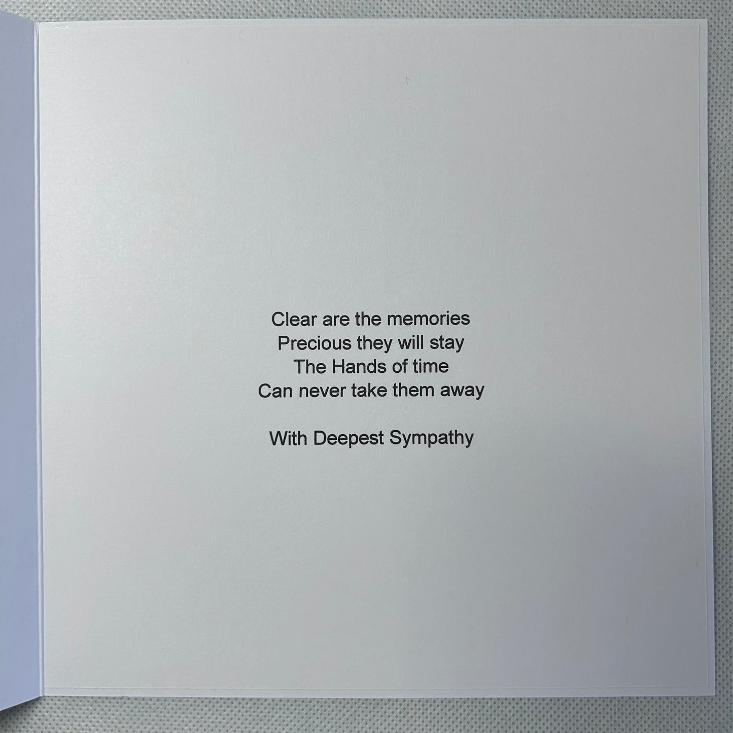 Sympathy Card - Handmade