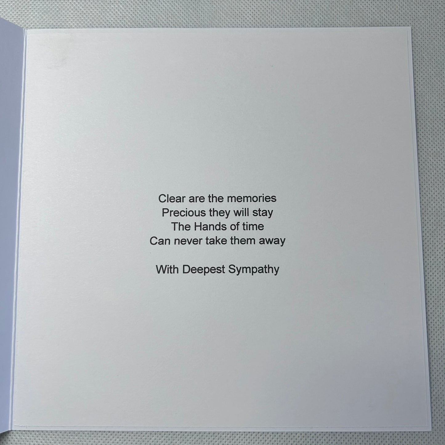 Sympathy Card - Handmade